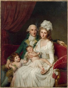 Monsieur Olive, pokladník států Bretaň a jeho rodina, 1791-1792.