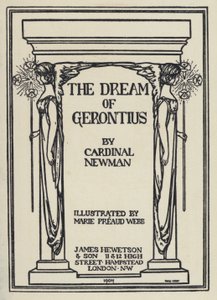 Ilustrace ke hře The Dream of Gerontius od kardinála Newmana (litho) od Marie Preaud Webb