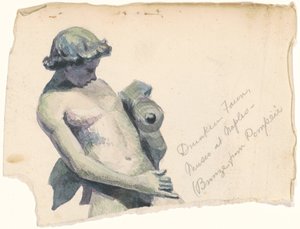 Opilý faun, Museo v Neapoli od Marietta Minnigerode Andrews