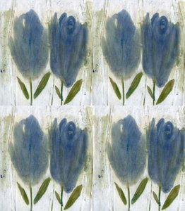 Modré tulipány od Marina Falco