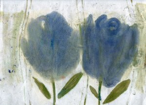 Modré tulipány od Marina Falco