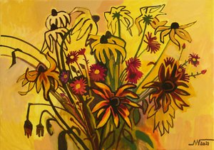 Zlaté podzimní květy od Marina Gorkaeva