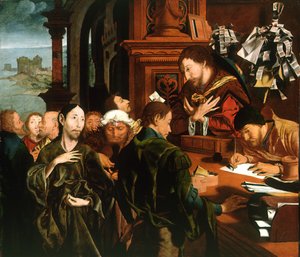 Povolání svatého Matouše, 1536. od Marinus Claesz Reymerswaele van