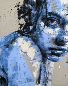 Somnium č. 12, série XIII, 2024 (akryl a olej na obráceném plátně) od Mario Henrique