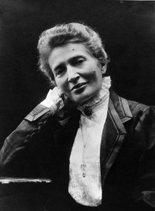 Portrét Anny Kuliscioff (nebo Anna Kulischov, Kulisciov) (1857-1925) ruská židovská revolucionářka. Autor fotografie Mario Nunes Vis
