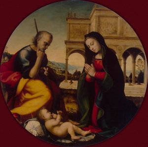 Klanění Ježíšku, c. 1500