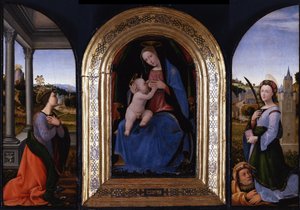 Triptych od Mariotto Albertinelli