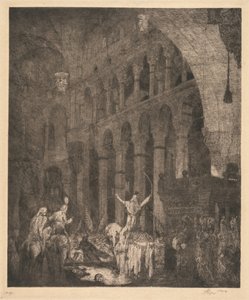 Mohamed II v Aye Sophia od Marius Alexander Jacques Bauer