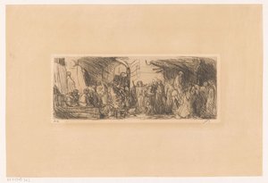 Ulice v Jeruzalémě od Marius Bauer (signed by artist)