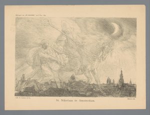 St. Nikolaas te Amsterdam (název na objektu) od Marius Bauer