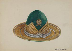 Španělský jihozápad: Klobouk, c. 1937.