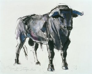 Plaza de Toros de Miajadas, 1998 (kombinovaná média na papíře)