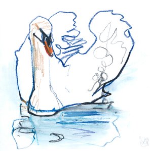 Labutí jezero, 2021 od Mark Adlington