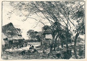 V zadní části farmy, c19. století od Mark Fisher