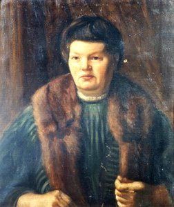 Umělcova matka, kolem roku 1909 (olej na plátně) od Mark Gertler