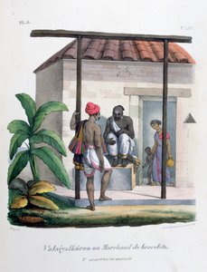 Obchodník s náramky, 1828 od Marlet et Cie