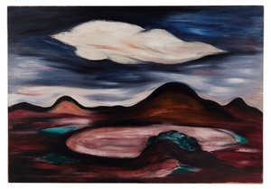 Krajina s jedním mrakem od Marsden Hartley