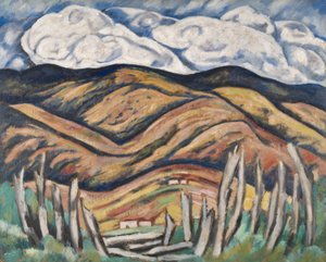 Poslední z Nové Anglie - začátek Nového Mexika od Marsden Hartley