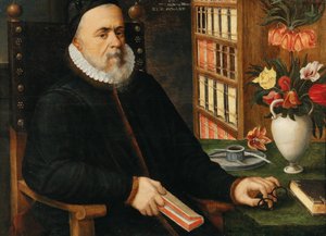 Portrét učence Carolus Clusius 1526-1609, 1589. od Marten van Valckenborch