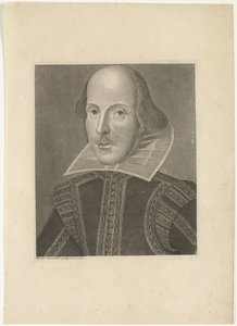 Portrét Williama Shakespeara od Martin Droeshout (II)