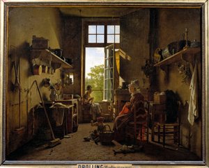 Interiér kuchyně Obraz od Martina Drollinga (1752-1817) 1815 Ne. 0,65x0,8m