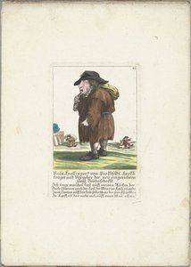 Dwerg Veith Knollinger od Pinklfeldta, asi 1710 Veith Knollinger von Pinklfeldt, Baghtrager a předchůdce nově založeného bratrstva fleglů (název na předmětu) Il Callotto resurcitato aneb nově zařízený malý kabinet (název série)