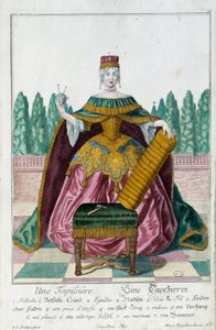 Čalounění. Rytina Martina Engelbrechta (1684-1756), v „“New Assembly of the manouvries habilles”” 18. století, Německo. Paříž, dekorativní umění od Martin Engelbrecht
