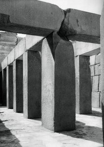 Žulový chrám, Gíza, Egypt, 1937