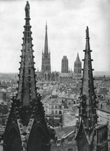 Rouen, Francie, 1937 od Martin Hurlimann