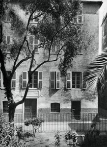 Dům, kde se narodil Napoleon, Ajaccio, Korsika, 1937.