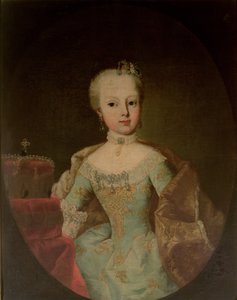 Arcivévodkyně Maria Josepha Habsburg-Lothringen (1751-67), dvanácté dítě císařovny Marie Terezie Rakouské (1717-80) a císaře Františka I. (1708-65) od Martin II Mytens or Meytens