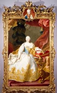 Portrét Marie Terezie (Vídeň od Martin II Mytens or Meytens
