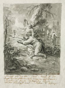 Kristus na hoře Olivetské, 1788. od Martin Johann Schmidt