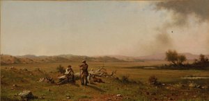 Odpočinek lovců od Martin Johnson Heade