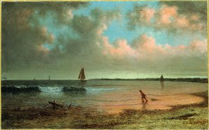 Pobřežní scéna Nové Anglie od Martin Johnson Heade