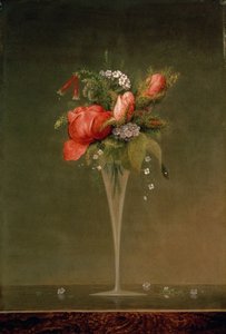 Zátiší se sklenkou na víno, 1860 od Martin Johnson Heade