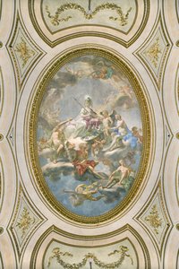 La Sapienza, strop Salone d Onore nebo Sala Napoleonica, 1777