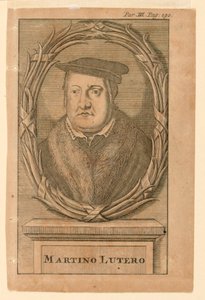 Portrét Martina Luthera (1483-1546) od Martin Luther