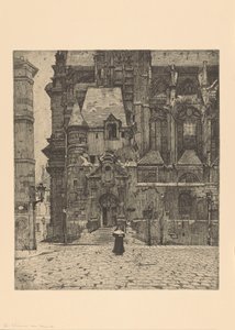 Saint-Étienne-du-Mont v Paříži od Martin Monnickendam