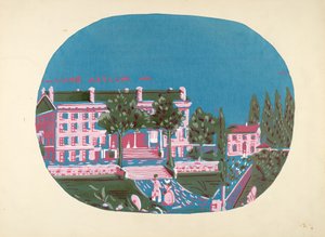 Bandbox Design Deaf and Dumb Asylum, c. 1939.