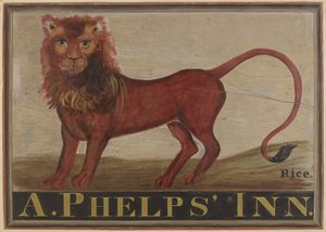Red Lion Inn Sign, c. 1939.