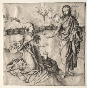 Kristus se zjevuje Magdaleně od Martin Schongauer