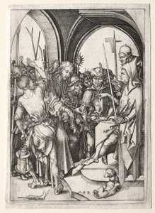 Kristus před veleknězem. od Martin Schongauer