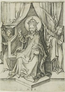 Kristus na trůně od Martin Schongauer