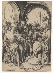 Kristus před Annášem, ca. 1435-1491. od Martin Schongauer