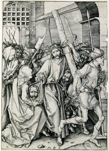 Kristus nesoucí kříž, konec 15. století od Martin Schongauer