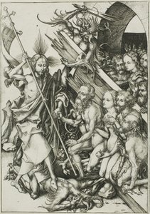 Kristus v limbu, z Umučení od Martin Schongauer