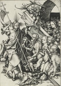 Kristus v limbu, konec 15. století od Martin Schongauer