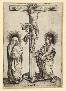 Kristus na kříži od Martin Schongauer