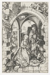 Narození Krista od Martin Schongauer